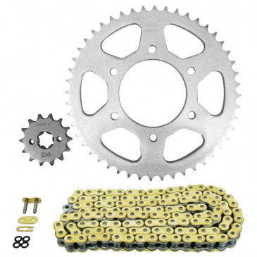 CHAIN AND SPROCKET KIT FOR YAMAHA 125 MT 2015>2016, MT ABS 2015>2019 428 14x48 (REAR SPROCKET Ø 76/100/8.5) (OEM SPECIFICATIONS) -AFAM-