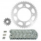 KIT CHAINE ADAPTABLE YAMAHA 125 XV VIRAGO 1997>2001 520 13x47 (DIAM COURONNE 125/145/10.5) (DEMULTIPLICATION ORIGINE) -AFAM- 5400598033391