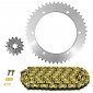 KIT CHAINE ADAPTABLE KAWASAKI 125 KMX 1986>1998 428 14x48 (DIAM COURONNE 134/150/8.5) (DEMULTIPLICATION ORIGINE) -AFAM- 5400598039621