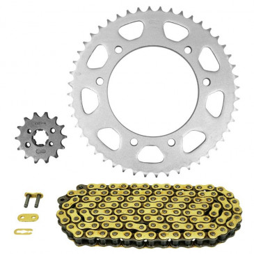 KIT CHAINE ADAPTABLE YAMAHA 125 XT X 2005>2011 428 14x48 (DIAM COURONNE 105/125/8.5) (DEMULTIPLICATION ORIGINE) -AFAM- 5400598033711