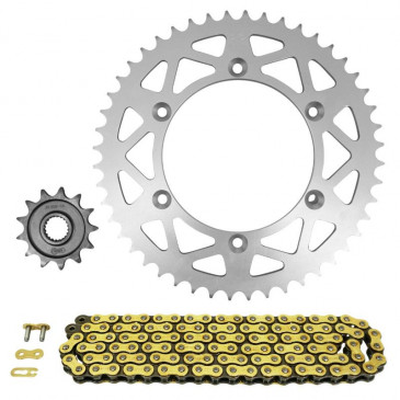 CHAIN AND SPROCKET KIT FOR YAMAHA 125 YZ 2005>2020 520 13x48 (REAR SPROCKET Ø ALU 130/150/8.5) (OEM SPECIFICATIONS) -AFAM- 5400598035845