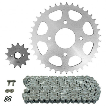 KIT CHAINE ADAPTABLE HONDA 125 CA REBEL 1995>2000 520 13x39 (DIAM COURONNE 58/90/10.5) (DEMULTIPLICATION ORIGINE) -AFAM- 5400598029127
