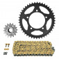CHAIN AND SPROCKET KIT FOR APRILIA 750 SHIVER GT ABS 2013>2016, SHIVER RAE ABS 2013>2016 525 16x44 (REAR SPROCKET Ø 100/120/10.25) (OEM SPECIFICATIONS) -AFAM- 5400598042850