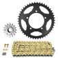 CHAIN AND SPROCKET KIT FOR APRILIA 750 DORSODURO 2008>2012, DORSODURO ABS 2014>2016, DORSODURO FACTORY ABS 2010>2013 525 16x46 (REAR SPROCKET Ø 100/120/10.25) (OEM SPECIFICATIONS) -AFAM-