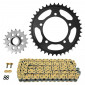 CHAIN AND SPROCKET KIT FOR APRILIA 850 MANA 2007>2013, MANA GT ABS 2009>2013 525 18x40 (REAR SPROCKET Ø 100/120/10.25) (OEM SPECIFICATIONS) -AFAM-