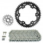 CHAIN AND SPROCKET KIT FOR BMW 800 F R 2009>2014 525 20x47 (REAR SPROCKET Ø 140/168/10.5) (OEM SPECIFICATIONS) -AFAM-