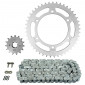 CHAIN AND SPROCKET KIT FOR HONDA 650 NX DOMINATOR 1988> 520 15x45 (REAR SPROCKET Ø 130/150/10.5) (OEM SPECIFICATIONS) -AFAM-