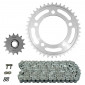 KIT CHAINE ADAPTABLE HONDA 500 CB F ABS 2013>2021 520 15x41 (DIAM COURONNE 112/138/12.5) (DEMULTIPLICATION ORIGINE) -AFAM- 5400598030222