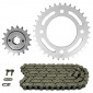 KIT CHAINE ADAPTABLE HONDA 500 CB F 1975>1977, CB 1975>1977 530 17x34 (DIAM COURONNE 94/124/10.5) (DEMULTIPLICATION ORIGINE) -AFAM- 5400598030154