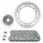 KIT CHAINE ADAPTABLE KAWASAKI 750 ZR7 1999>2004 525 16x38 (DIAM COURONNE 120/140/10.5) (DEMULTIPLICATION ORIGINE) -AFAM- 5400598040825