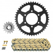 KIT CHAINE ADAPTABLE KAWASAKI 800 Z800 2013>2016 520 15x45 (DIAM COURONNE 80/104/10.5) (DEMULTIPLICATION ORIGINE) -AFAM- 5400598040993