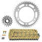 CHAIN AND SPROCKET KIT FOR KTM 1190 ADVENTURE ABS 2013>2016, R ADVENTURE R ABS 2013>2016 525 17x42 (REAR SPROCKET Ø 125/150/10.5) (OEM SPECIFICATIONS) -AFAM-