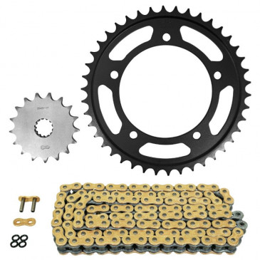 KIT CHAINE ADAPTABLE SUZUKI 750 GSR 2011>2016 525 17x42 (DIAM COURONNE 120/140/10.25) (DEMULTIPLICATION ORIGINE) -AFAM- 5400598038204