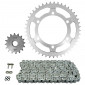 KIT CHAINE ADAPTABLE SUZUKI 600 GSX R 1997 525 16x45 (DIAM COURONNE 120/140/10.5) (DEMULTIPLICATION ORIGINE) -AFAM- 5400598037863