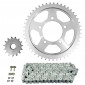 KIT CHAINE ADAPTABLE SUZUKI 650 GSF N BANDIT 2005>2006 530 15x47 (SANS ABS ) (DIAM COURONNE 87/110/10.5) (DEMULTIPLICATION ORIGINE) -AFAM- 5400598038044