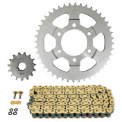 CHAIN AND SPROCKET KIT FOR SUZUKI 1200 GSX FS INAZUMA 1998>2000 530 15x44 (REAR SPROCKET Ø 76/100/10.5) (OEM SPECIFICATIONS) -AFAM- 5400598038778
