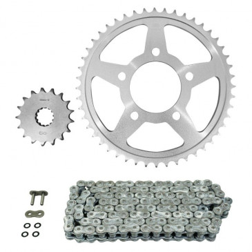 KIT CHAINE ADAPTABLE TRIUMPH 1000 DAYTONA 1991>1995 530 17x48 (DIAM COURONNE 79.8/110/12.5) (DEMULTIPLICATION ORIGINE) -AFAM- 5400598051609