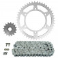 CHAIN AND SPROCKET KIT FOR YAMAHA 750 XTZ 750 SUPER TENERE 1989>2000 520 16x46 (REAR SPROCKET Ø 125/145/10.5) (OEM SPECIFICATIONS) -AFAM- 5400598035142