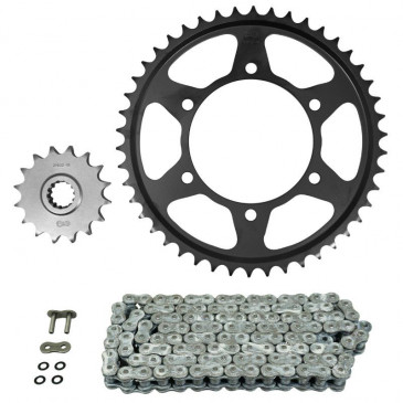 KIT CHAINE ADAPTABLE YAMAHA 600 FZ6 N FAZER 2004>2008 530 16x46 (DIAM COURONNE 110/130/10.25) (DEMULTIPLICATION ORIGINE) -AFAM- 5400598034589