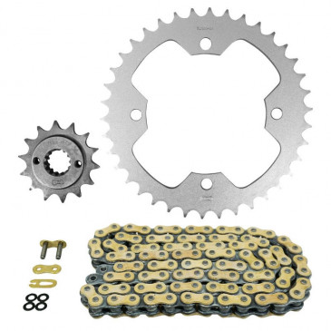 KIT CHAINE ADAPTABLE KYMCO 300 MAXXER 2005>2016 520 14X38 (DEMULTIPLICATION ORIGINE) -AFAM- 5400598050466