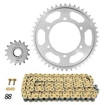 CHAIN AND SPROCKET KIT FOR YAMAHA 900 XSR 2019>2020, XSR ABS 2016>2018 525 16x45 (BORE Ø 110/130/10.5) (OEM SPECIFICATION) -AFAM-