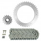 KIT CHAINE ADAPTABLE HONDA 750 VFR F 1990>1997 530 16x43 (DIAM COURONNE 154/176/8.25) (DEMULTIPLICATION ORIGINE) -AFAM- 5400598031250