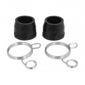 CACHE POUSSIERE DE FOURCHE CYCLO ADAPTABLE PEUGEOT 103 SP, SPX (AVEC RESSORT) (PAIRE) -SELECTION P2R- 3701213423712