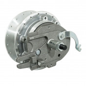 WHEEL HUB FOR MOPED PEUGEOT MBK 89 - Ø 100mm WITH DRUM BRAKING PLATE + AXLE -SELECTION P2R- 3700948187760