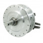 WHEEL HUB FOR MOPED PEUGEOT MBK 89 - Ø 100mm WITH DRUM BRAKING PLATE + AXLE -SELECTION P2R-