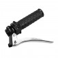 THROTTLE HANDLE FOR MOPED - VINTAGE BLACK STEEL -SELECTION P2R- 3700948193969