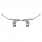 LEVIER/POIGNEE DE FREIN CYCLO ALU LONG M90 POLI (PAIRE) -SELECTION P2R- 3700948194034