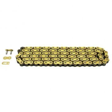 CHAIN FOR MOTORBIKE- AFAM 520 112 LINKS MX REINFORCED GOLD(A520MR2-G 112L)