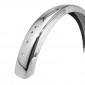 REAR MUDGUARD FOR MOPED PEUGEOT 103 MVL -FLAT - CHROME -SELECTION P2R- 3701213400355