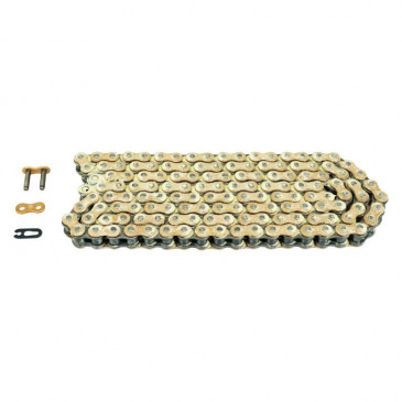 CHAIN FOR MOTORBIKE- AFAM 428 134 LINKS MX RACING GOLD - -(A428MX-G 134L) 5414837093374