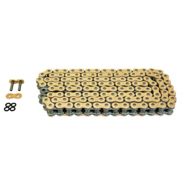 CHAIN FOR MOTORBIKE- AFAM 530 116 LINKS XS-RING SUPER REINFORCED GOLD (A530XSR2-G 116L)