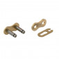 CHAIN QUICK LINK - STANDARD CLIP 428 GOLD (CHAIN TYPE A428R1-G) (OEM SPECIFICATIONS) -AFAM-