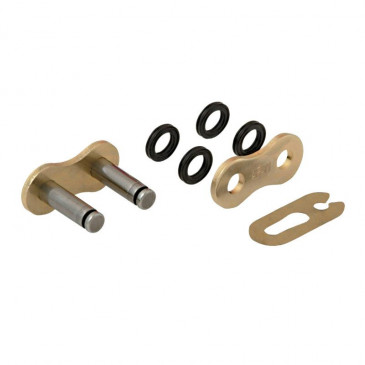 CHAIN QUICK LINK - STANDARD CLIP 428 GOLD (CHAIN TYPE A428XMR-G) (OEM SPECIFICATIONS) -AFAM-