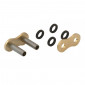 ATTACHE RIVETS AXE CREUX 520 OR (TYPE CHAINE A520XSR-G) DEMULTIPLICATION ORIGINE) (MRS A520XSR-G) -AFAM- 5414837097846