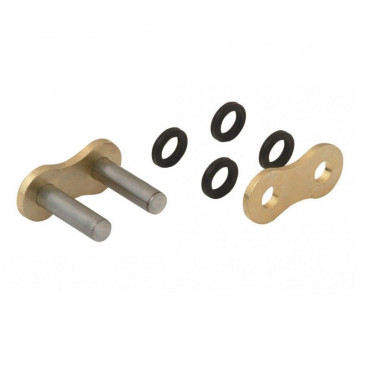 CHAIN QUICK LINK - FLAT HEAD RIVETING PIN 525 GOLD (CHAIN TYPE A525XHR2-G) (OEM SPECIFICATIONS) -AFAM- 5414837140368