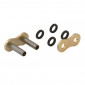 ATTACHE RIVETS AXE CREUX 530 OR (TYPE CHAINE A530XHR2-G) DEMULTIPLICATION ORIGINE) (MRS A530XHR2-G) -AFAM- 5414837141129