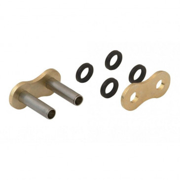 CHAIN QUICK LINK - RIVETING CLIP WITH HOLLOW PIN 530 GOLD (CHAIN TYPE A530XSR2-G) (OEM SPECIFICATIONS) -AFAM-