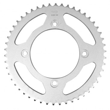 REAR CHAIN SPROCKET FOR 50cc MOTORBIKE BETA 50 RR ENDURO 2006>2018, RR MOTARD 2005>2018, RR STANDARD 2005>2008 420 50 TEETH (BORE Ø 108/123/6.5) -AFAM- 5414837026839