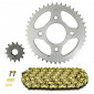 KIT CHAINE ADAPTABLE MASH 125 SCRAMBLER 2014>2016 428 13x42 (DIAM COURONNE 58/90/10.5) (DEMULTIPLICATION ORIGINE) -AFAM- 5400598052132