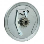 HEAD PULLEY FOR MOPED MBK 88, 41 REINFORCED - STEEL GREY - WITH 11 teeth REMOVABLE SPROCKET ( INA BEARING ) 3701213419869