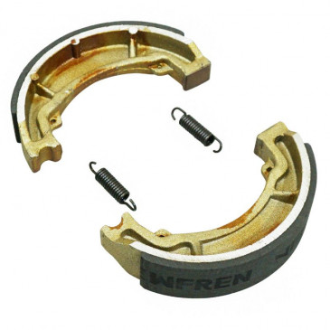 MACHOIRE DE FREIN MOTO NEWFREN POUR YAMAHA 125 DT LC 1982>1987 AV/AR, 125 DT LC TENERE 1988> AR (DIAM TAMBOUR 130mm / DIAM CHAUSSURE 28mm) (GF1105) 8025832046349