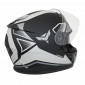 HELMET-FULL FACE ADX XR3 FEELING BLACK/SILVER/GREY - MATT L (DOUBLE VISORS)