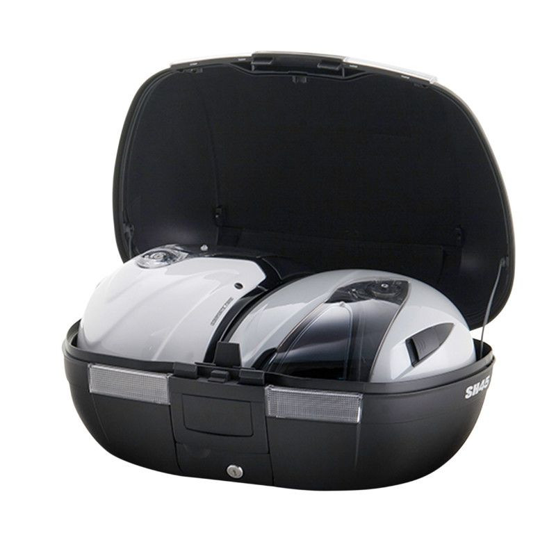 TOP CASE SHAD SH45 NOIR 45L AVEC PLATINE (CONTENANCE 2 CASQUES ...