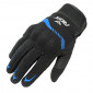 GLOVES ADX SPRING/SUMMER VISTA WITH KNUCLE ARMORBLACK/BLUE EURO 10 (L) (APPROVED EN 13594:2015)