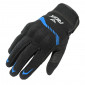 GLOVES ADX SPRING/SUMMER VISTA WITH KNUCLE ARMORBLACK/BLUE EURO 11 (XL) (APPROVED EN 13594:2015)