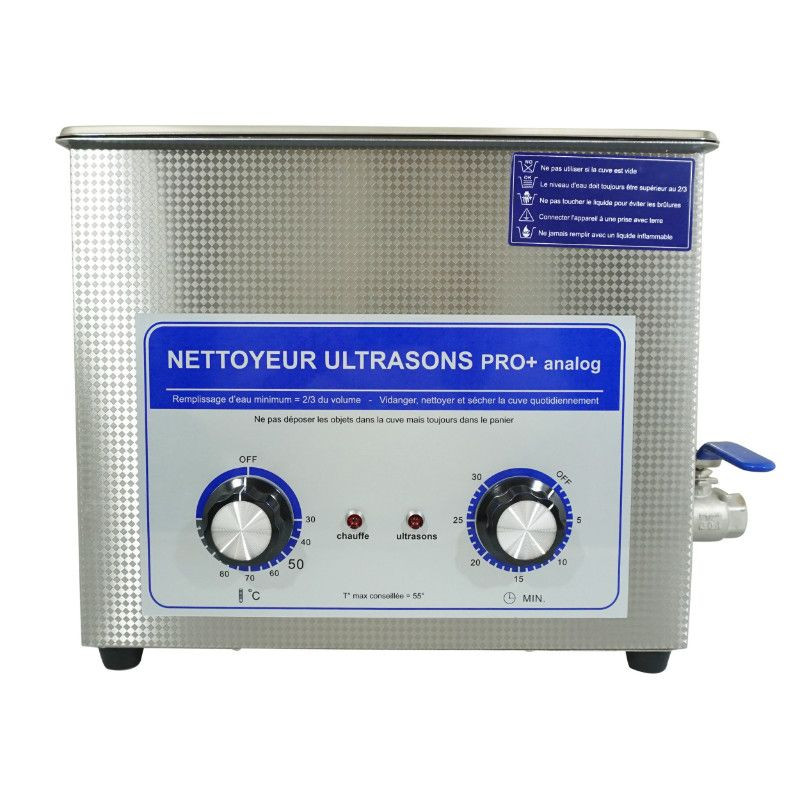 Nettoyeur Ultrasons 10 Litres Analogique
